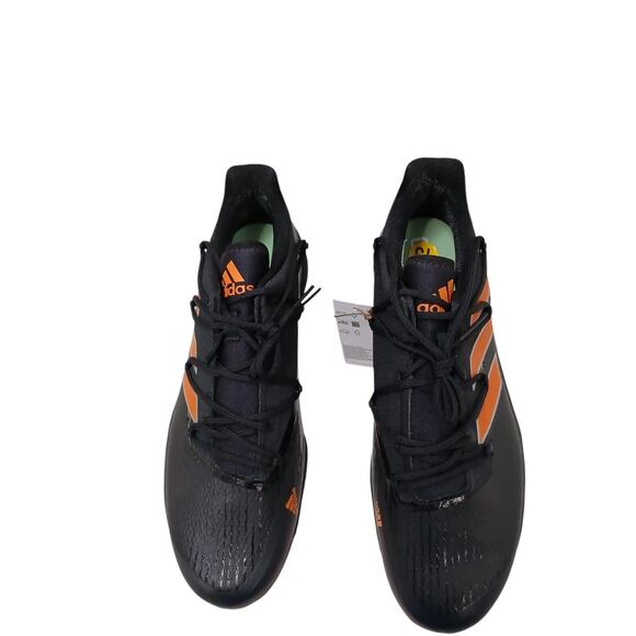 Adidas Adizero Baseball Cleats Men\'s Sz 13.5 Afterburner Black Orange BRAND NEW! main image 15